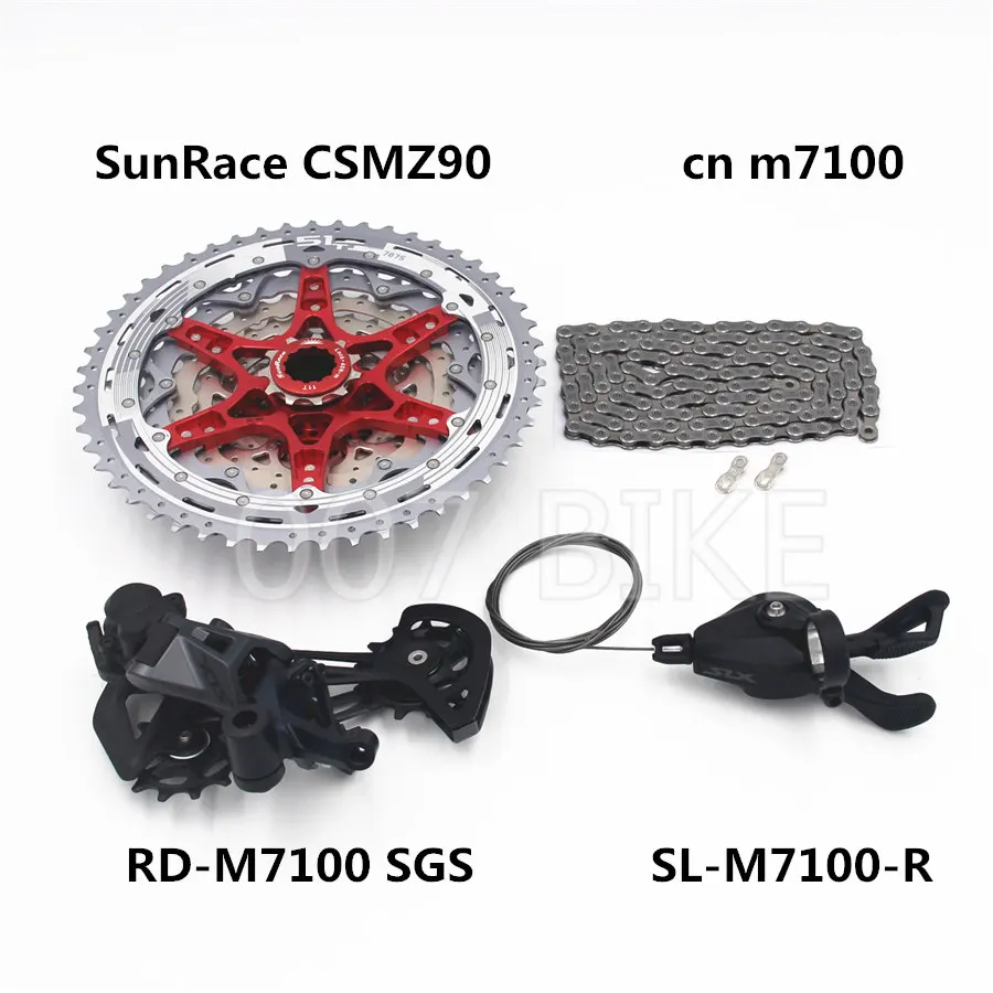 Механизм переключения передач SHIMANO DEORE SLX M7100 задний переключатель для горного