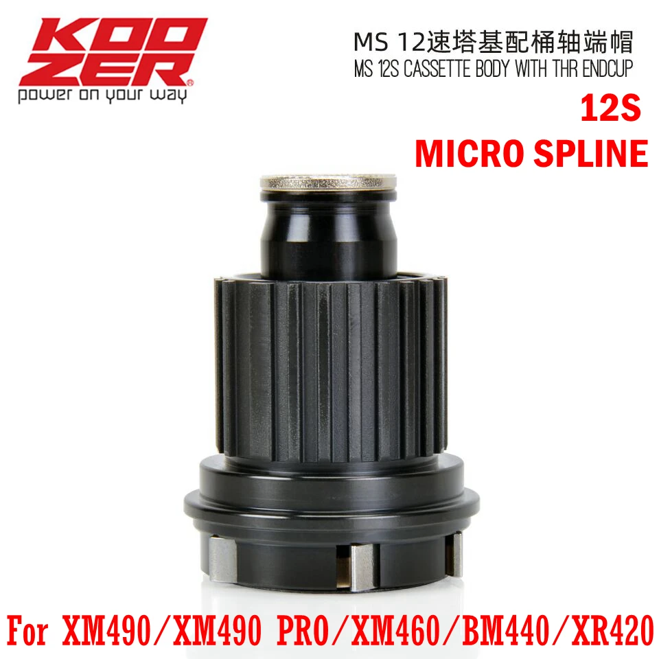 Koozer Micro Spline 12S freehub XM490 BM440 PRO MTB велосипедные втулки муфты для горного велосипеда