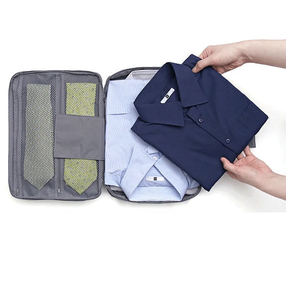 Дорожная сумка для легких рубашек, одежда, дорожная нейлоновая сумка, Мужская Портативная сумка, упаковка мешков для хранения одежды