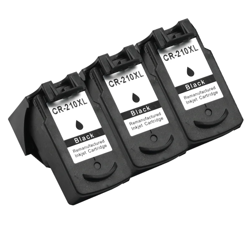 Чернильные картриджи для PG-210 XL PG-210XL PG 210 PG210 CL-211XL CL-211 Pixma MP270 MP280 MP480 MP490 струйный принтер - Color: 3 BLACK