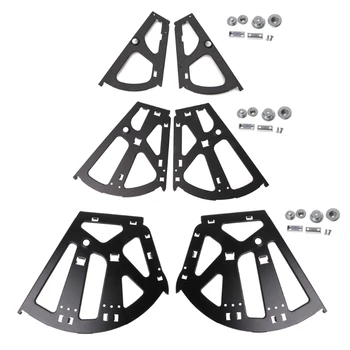 

1 Pair Shoes Cabinet Hinges Flip Frame Hidden Movable Turning Rack Over Fittings B85C