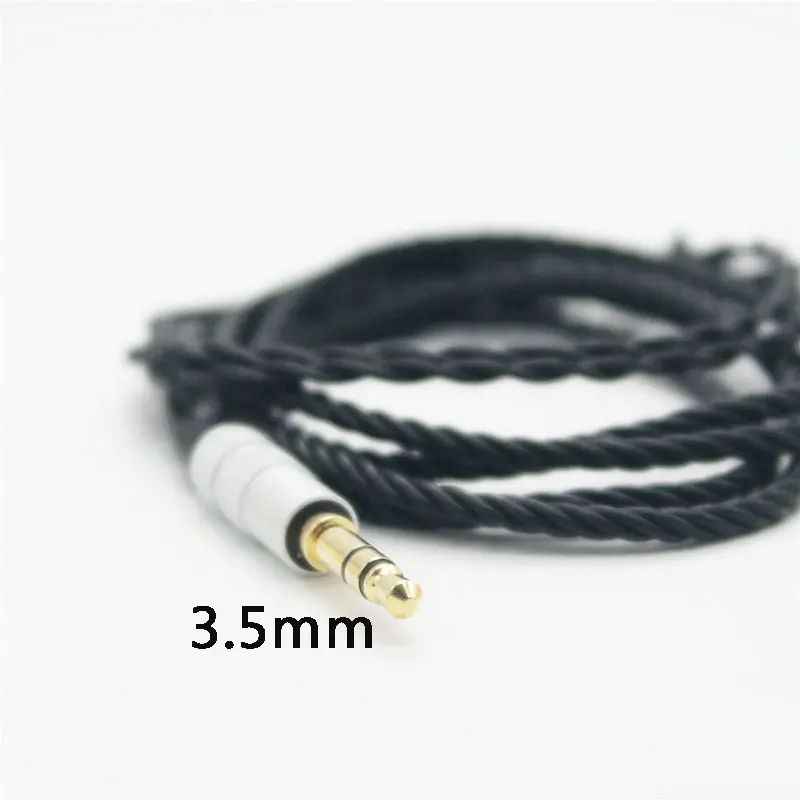 Высокая-конец в он-лайн 4 акций DIY наушников обновления линия аудио линия 2pin 0,75 мм кабель для TF10 и наушники изменения кабели