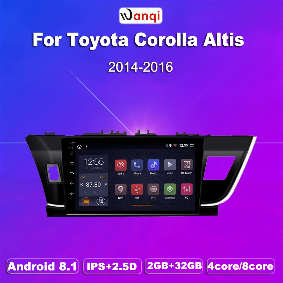2G ram 32G rom 10 1 дюймов Android 8 автомобильный gps навигатор Радио мультимедийный плеер