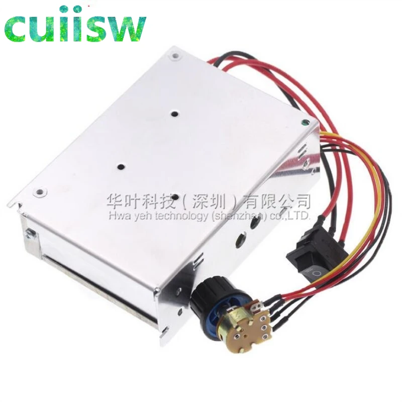 DC 10-50V 40A Motor Speed Controller PWM Motor 12V/24V/36V/48V Inverted Switch CW CCW Reversible Pulse Driver 10V-50V