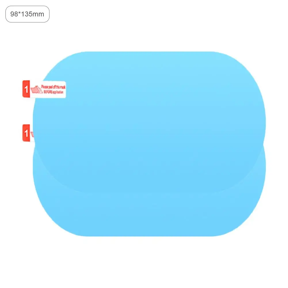 Непромокаемая пленка анти туман боковое окно отражающая Анти-Царапины прозрачная защитная пленка для автомобиля зеркало заднего вида-упаковка из 2 шт - Color Name: A