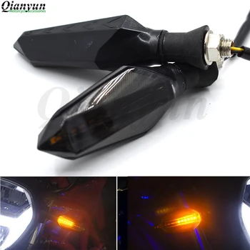 

Motorcycle Signal lights 12V LED Turn Signal Flasher Warning lamp For Yamaha FZ1 FAZER FZ6 FZ6R FZ8 XJ6 MT-07 MT-09 FZ9 FZ-09