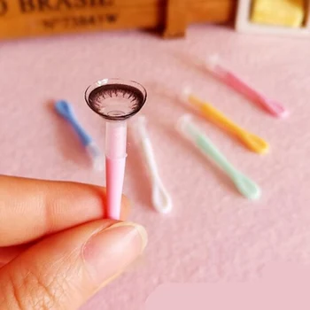

Remover Contact Lenses Inserter Color Tweezers Suction Stick Eyes Care Tool Kit Contact Lens Case Clip Stick Tweezers - Random