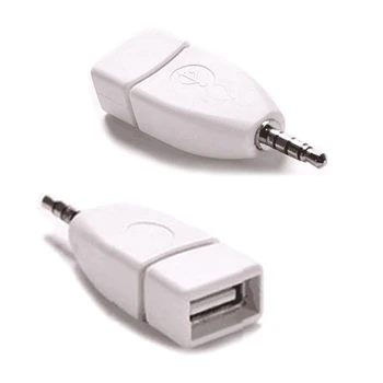 

Converter Adapter USB 2.0 Female to 3.5mm Male AUX Audio Durable Car Plug Jack