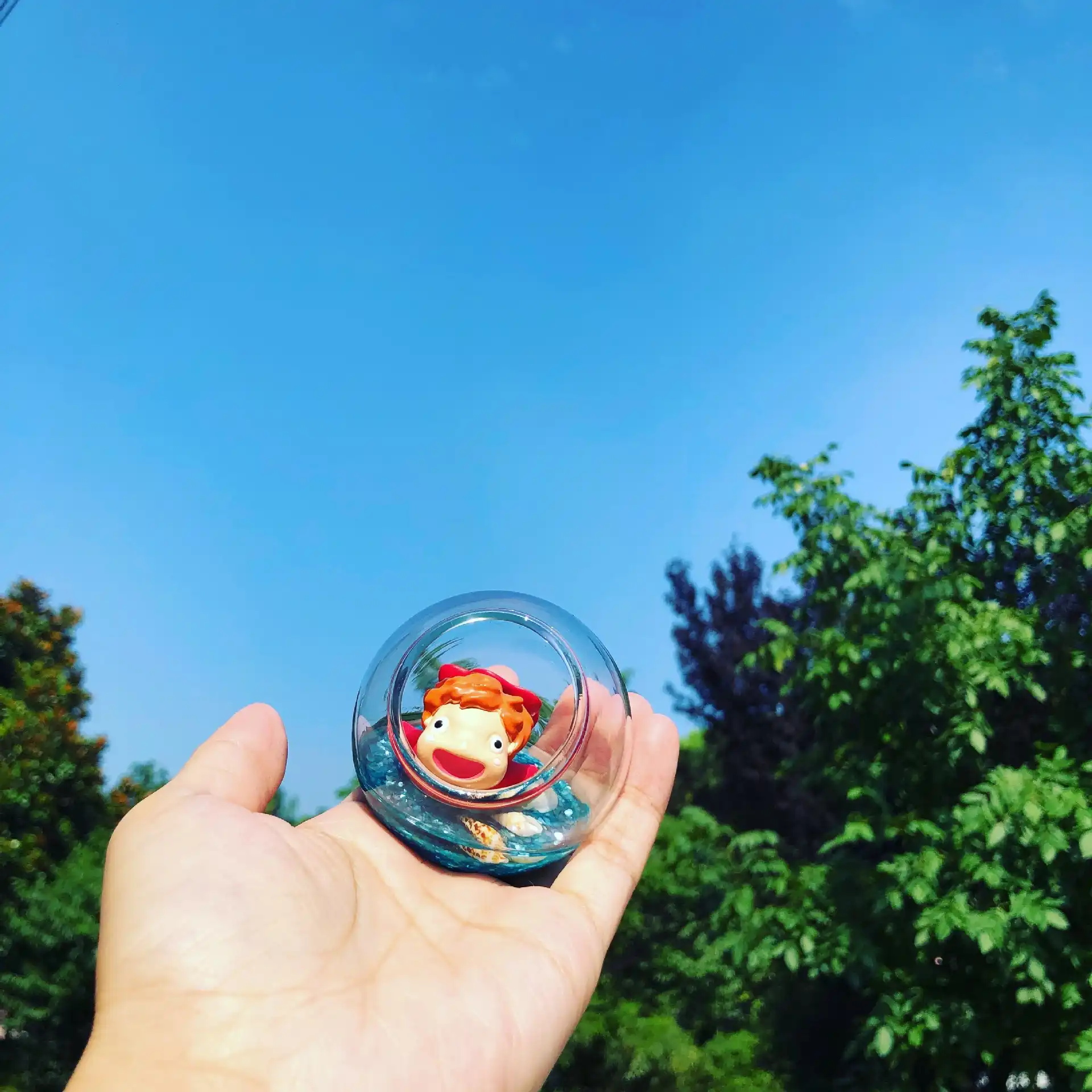 2020 New Arrival Ponyo On The Cliff Anime Action Figure Handmade Toys Quality Figurine Poniu 3d Toy For Children Aliexpress