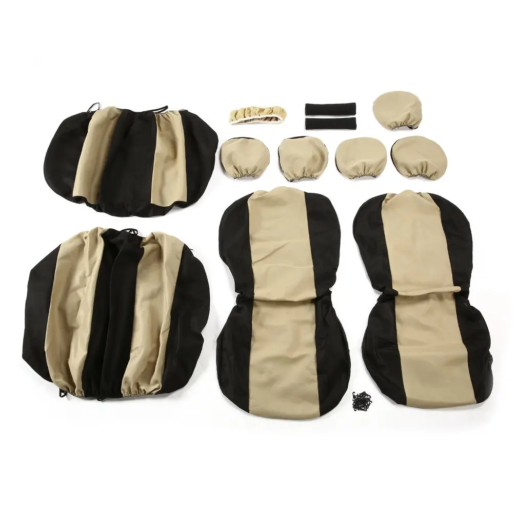 Universal Breathable Faux Leather Car Seat Cushion Non-Rolling Up Vehicle Comfortable Non-Slide Stitching Color Cover | Автомобили и