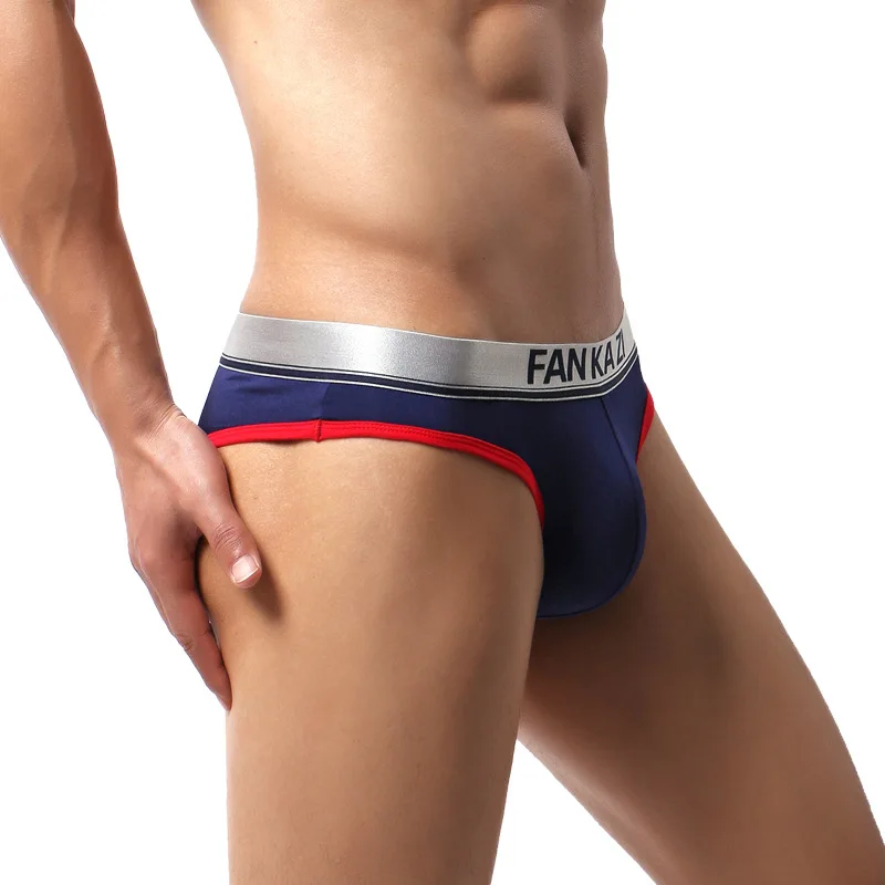 Swimming Briefs Men's Swimwear Low Sexy Men's Swim Brief Solid Swim Brief Beachwear Men Swimsuit
