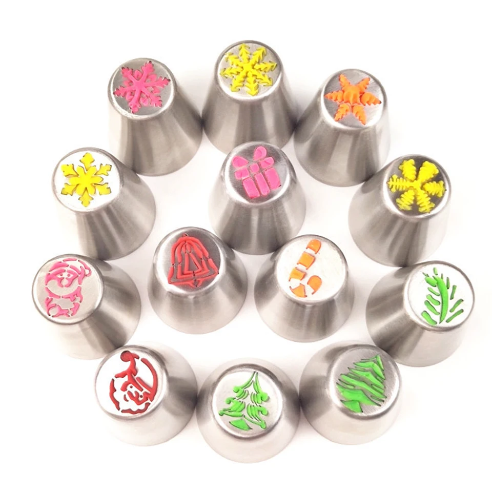 Russian Icing Piping Tips Christmas (7)
