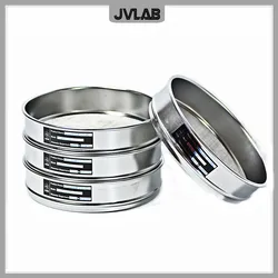 Tamis de Test Standard pour laboratoire, 304 filtre SUS, maille, cadre chromé Diam. Maille de 20 cm 12 200 