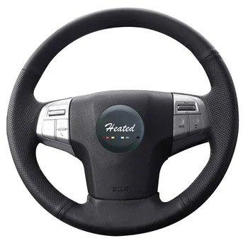 

Braiding cover for Steering Wheel Cover for isuzu dmax 2014 mu-x volante del coche braid on the steering wheel