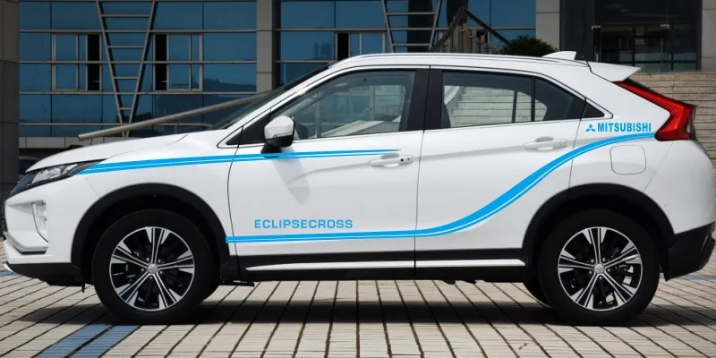 World Datong автомобильный стильный, для спортивного автомобиля автомобильный аксессуар наклейка для Mitsubishi EclipseCross Eclipse Cross Двусторонняя наклейка