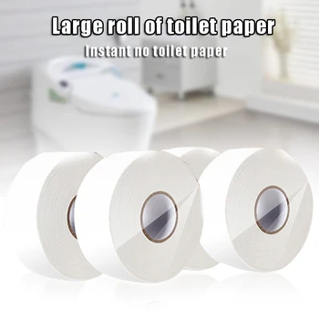 

1roll Soluble Big Paper Towels Roll Toilet Roll Tissue Smooth Toilet Paper 750g XH8Z