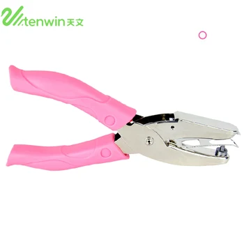 

TENWIN DIY Puncher Hand Paper Card Cutter Single Hole Punch Metal Kids Handmade Craft Office Home School office Binding Supplies