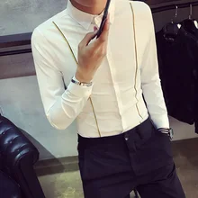 Мужские рубашки с длинным рукавом в винтажном стиле, мужские рубашки, черные и белые рубашки для мужчин s Masculino, мужские рубашки, приталенные мужские рубашки