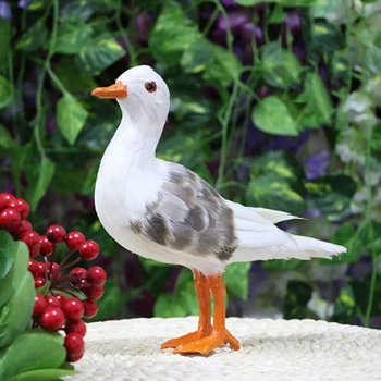 

Artificial Bird Seagull Bird Home Decoration Ornament Gift Teaching Props