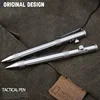 Self Defense Stainless Steel Tactical Pen Bolt Switch Emergency Glass Breaker Outdoor Survival Protector EDC Tool Gift ► Photo 1/6