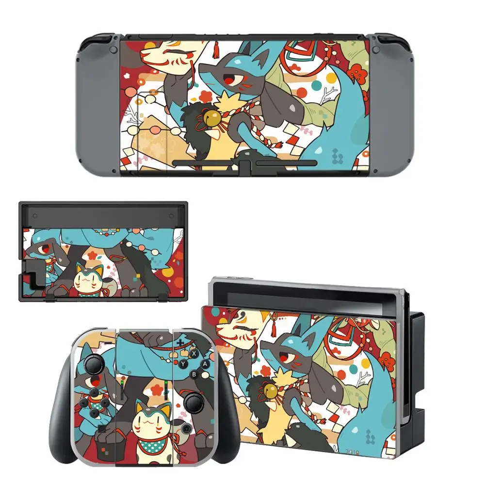 Pokemon Go Pikachu Nintendoswitch Skin Nintend Switch Stickers Decal for Nintendo Switch Console Joy con Controller