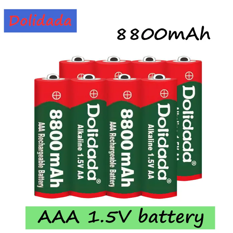 1 ~ 20 шт. Brand1.5V AAA перезаряжаемая батарея 8800mah 5 V Новая Щелочная для светильник шки mp3