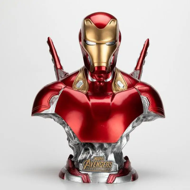 

Marvel Movie Peripheral MK50 Iron Man Bust GK Resin Exquisite Character Model The Avengers Bust Statue Anime Decoration Figure