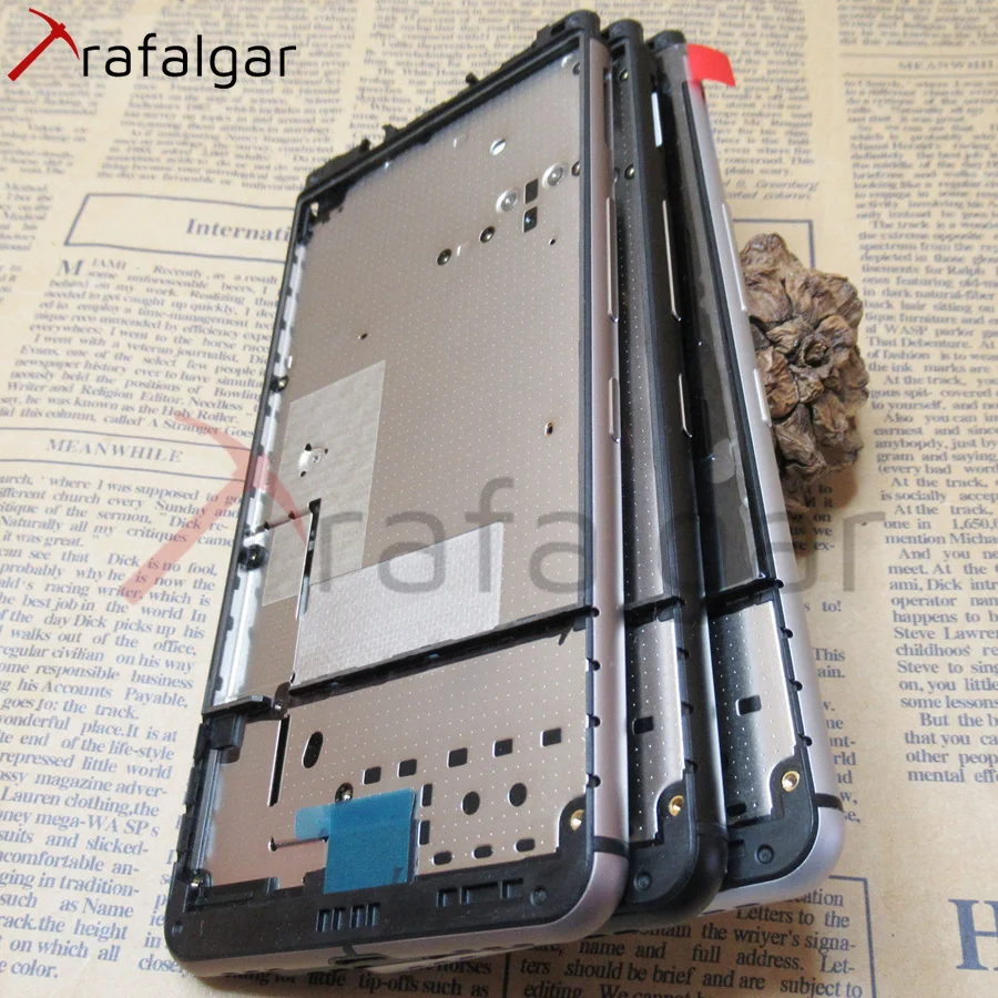 

Screen Supporting Frame For BlackBerry Dtek70 Keyone Front Frame Mid Frame Bezel Housing With Power Volume Side Buttons Replace