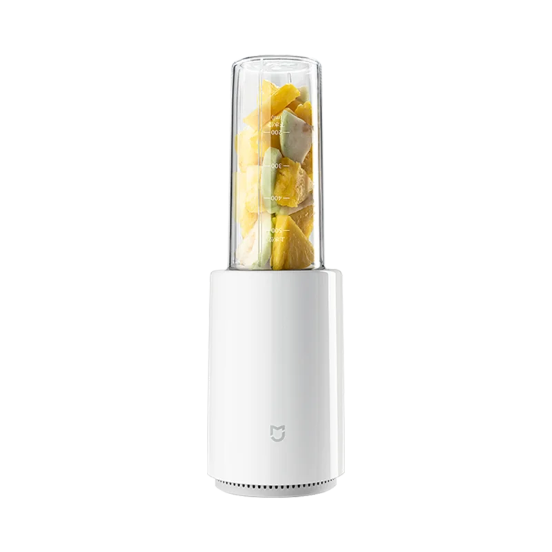 Белый XIAOMI MIJIA блендер электрическая кухонная соковыжималка миксер фрукты овощи блендеры чашка приготовления Чоппер машина портативный кухонный комбайн - Цвет: Белый