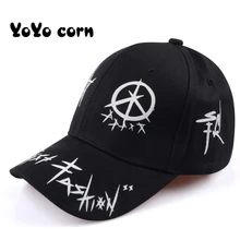 YOYOCORN бейсболка Мужская шляпа весна кости Masculino шапки летние Snapback Шанс рэпер человек черный люксовый бренд