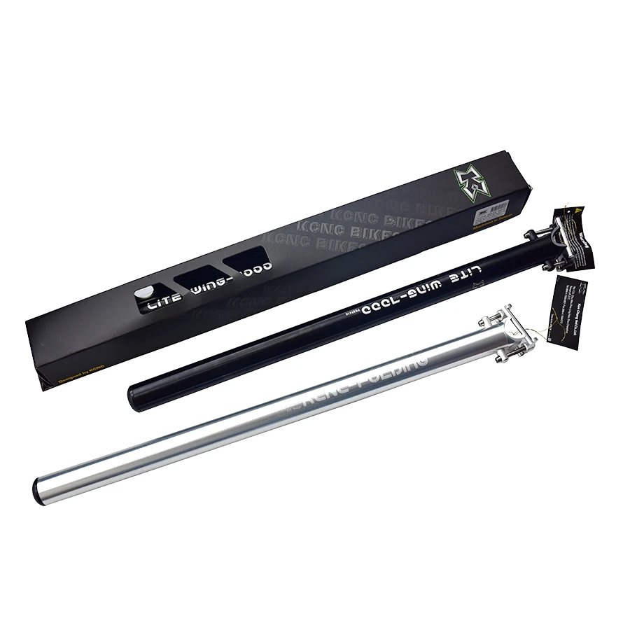 KCNC-エクストラロングフォールディングバイクシートポスト、ライト