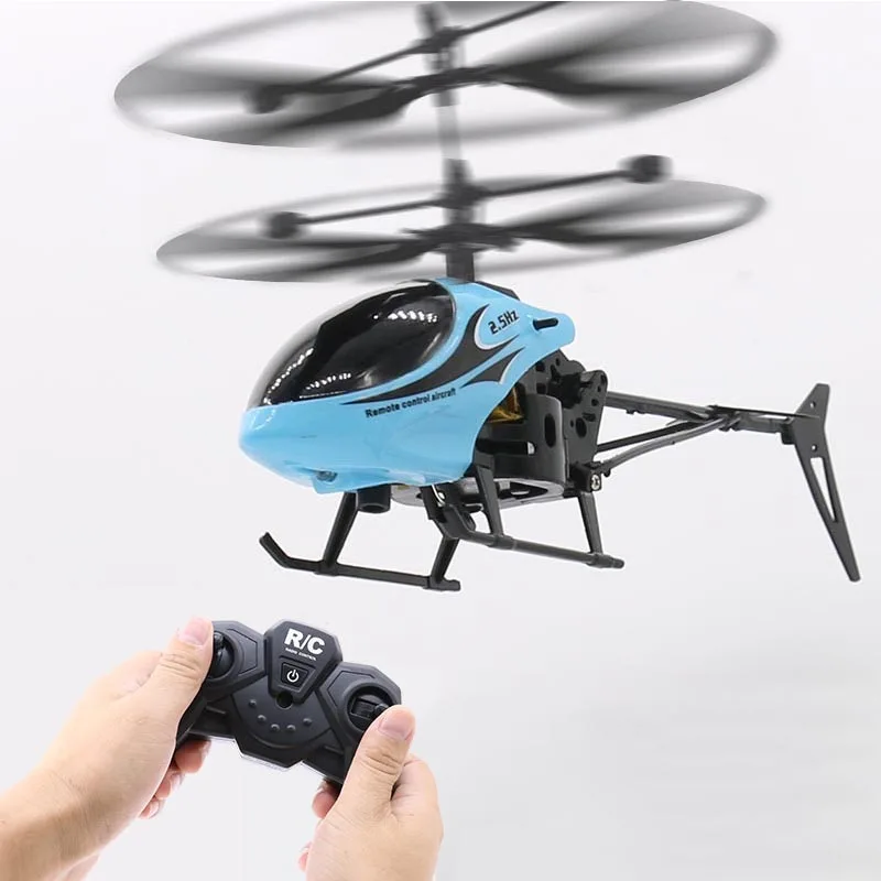 Remote Eletric Flying Helicopter Flashing Lights Hand Controlled