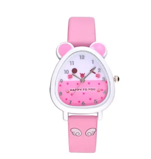 Goedkoop Fashion Cartoon Aarde Mouse Kinderen Kijken Leuke Koreaanse Student Horloge