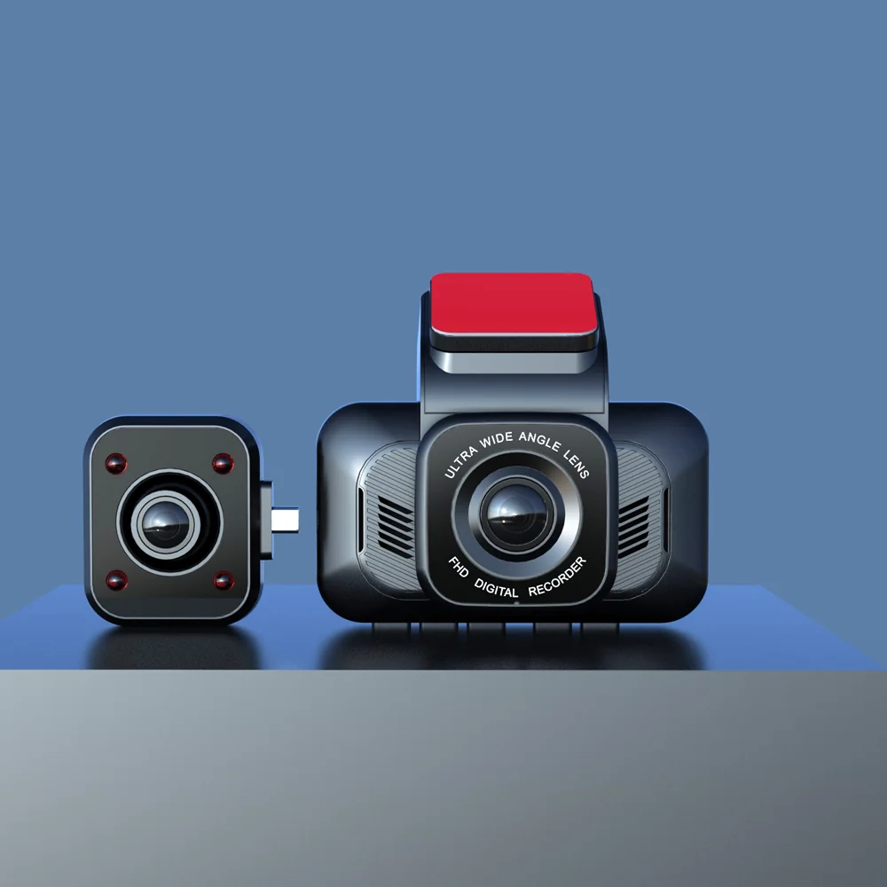 

Aiba A12 WDR 1296P Built in WiFi APP dash cam Night Vision Car Dash CameraThree Lens Night Vision Parking Recorder 24H Parking