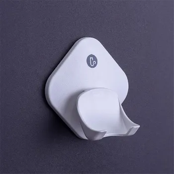 

Razor Holder Plastic Removable Razor Storage Rack 1Pc White Men's Razor Storage Rack Bathroom Accessory Hook