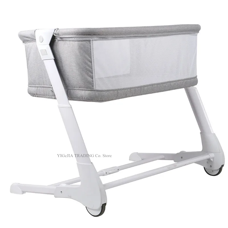 baby crib grey color