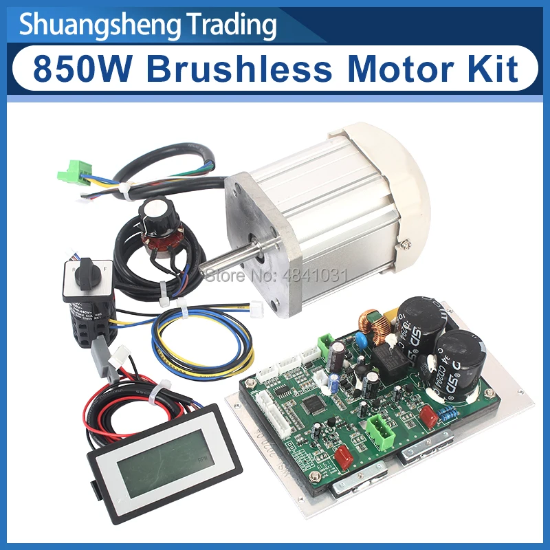 850W Brushless DC Motor / Main Control Board / WM210V Lathe Power Drive Board&Motor Kit