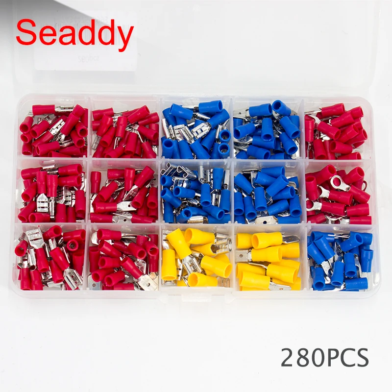 2 8mm 4 8mm 6 3mm Male Female font b Insulated b font Terminals font b