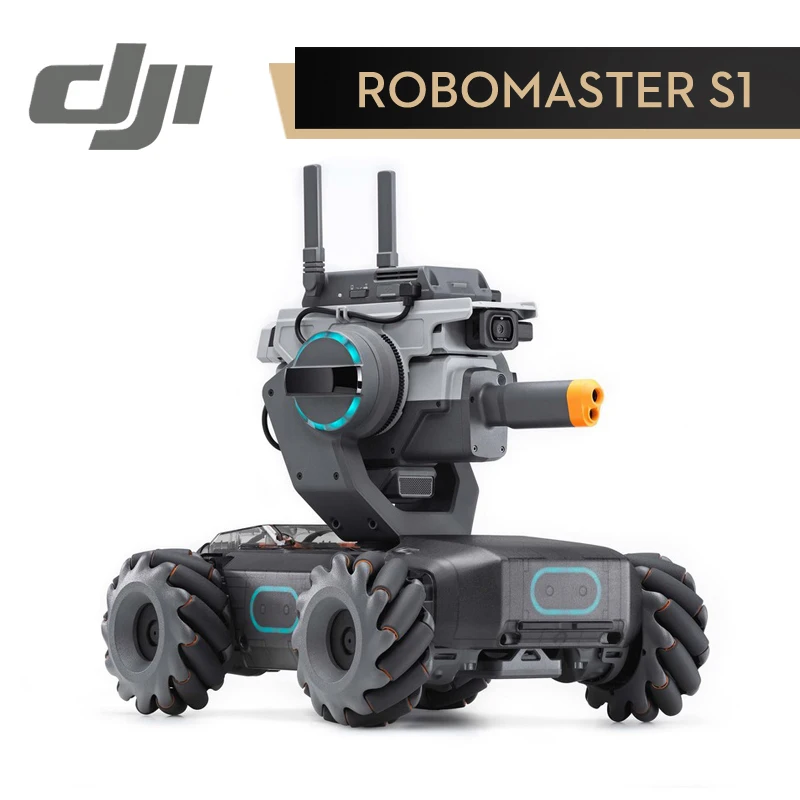 DJI RoboMaster S1 AI Интеллектуальный Обучающий робот с функцией программирования игрушечный танк DJI умный автомобиль с дистанционным управлением