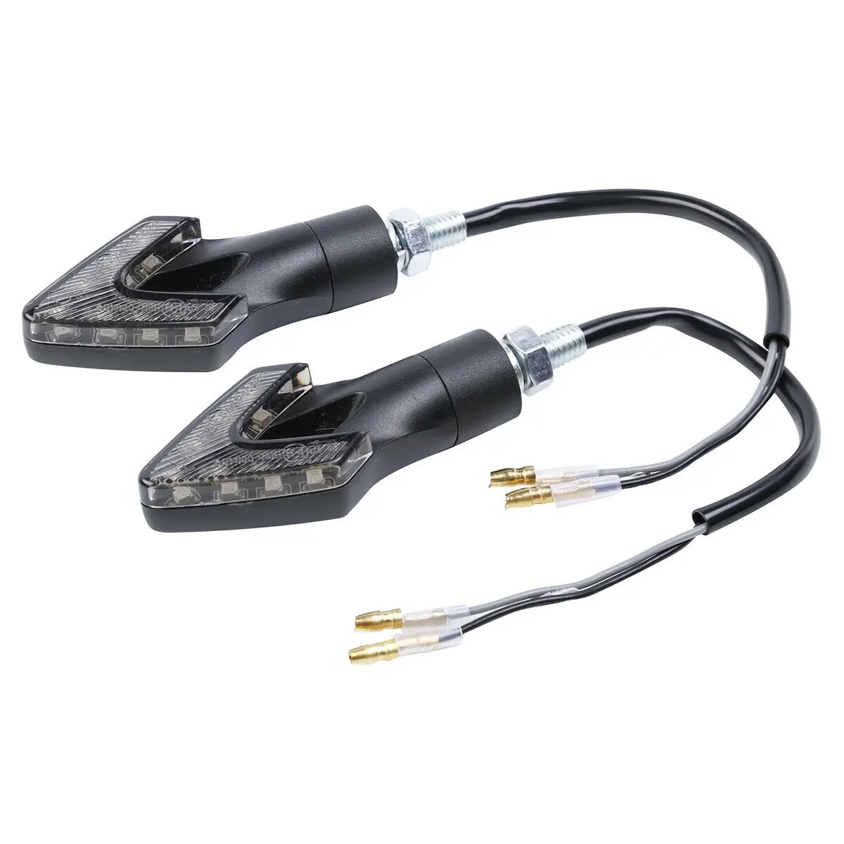 12 V Универсальный Светодиодная лампа для мотоцикла индикаторы сигнала поворота света 2 провода