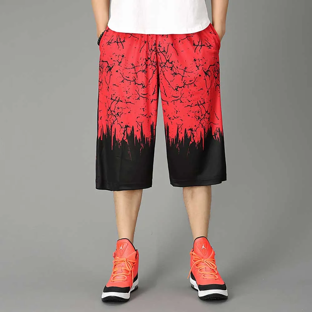 Summer Sportswear Track Shorts Men's Casual Boardshorts Loose Baggy Straight Plus Size Clothing