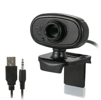 

480P Webcam Camera Clip Web Cam w/Mic For Laptop PC Computer Desktop High Quality Online Class Teaching Webcams