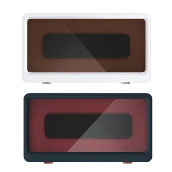 

1pc Waterproof Wall Mounted Phone Case Bathroom Shelves Storage Kitchen Bathroom Shelf Bathroom Accessories