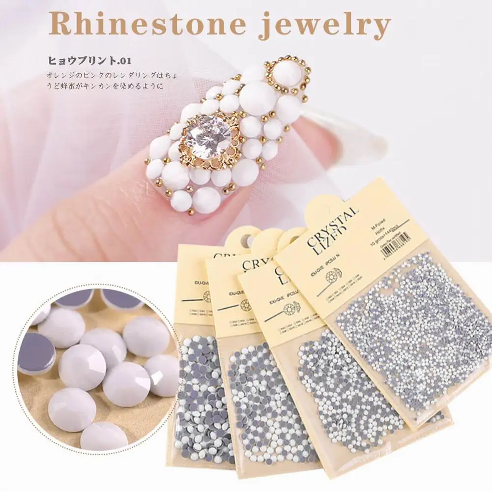 

Nail Art Sticker Acrylic Rhinestones Eye Shape Crystal AB Flat Back Nail Rhinestone 3D Non HotFix Nail Art Decoration DIY Tool