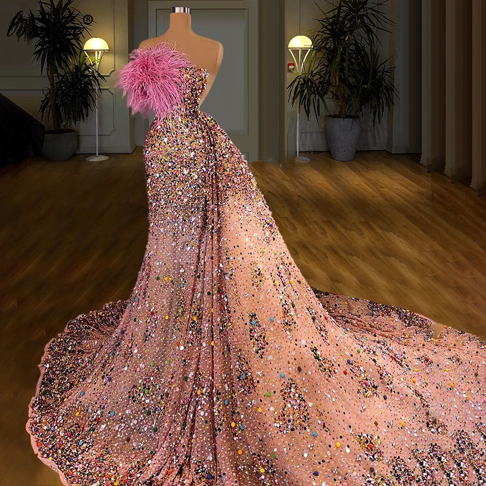 Haute Couture Luxury Celebrity Dresses 2021 Long Heavy Handmade Sparkly Evening  Gowns For Women Party Dresses Abiti Da Cerimonia - Celebrity Dresses -  AliExpress
