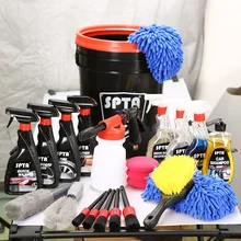 SPTA 23 шт. набор для автомобильного обслуживания наборы ухода за шампунем для автомобиля поверхность двигателя обезжиривание Weel Ram очиститель шин для мытья автомобиля набор для ухода за мойкой
