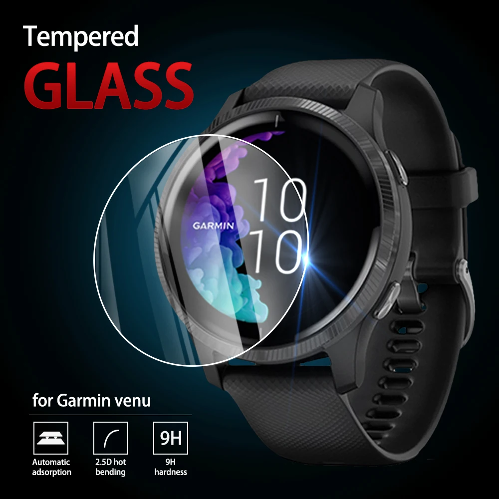 5 шт. 9H Премиум Закаленное стекло для garmin venu Smartwatch защитная пленка аксессуары