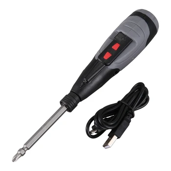 

Electric Screwdriver Cordless Mini Drill 3.6V Lithium Battery Manual and Electric USB Power Tool Charging for Home DIY