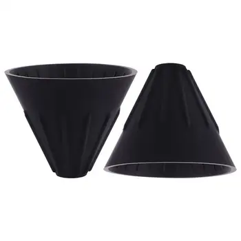 

2 Pcs Silicone Coffee Filter Reusable Coffee Funnel Practical Coffee Strainer