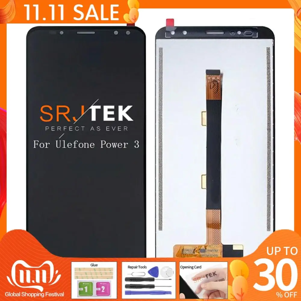 Оригинальный ЖК-дисплей для Ulefone Power 3 запасные части 2160*1080P 3S LCD | Мобильные